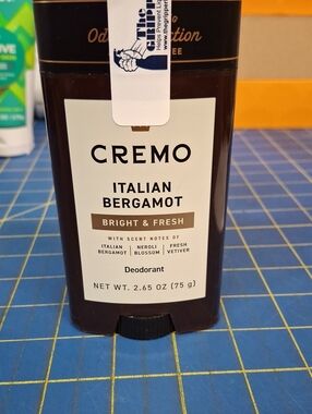 Cremo Italian Bergamot Deodorant 75g New